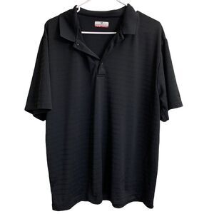 𝅺Grand‎ Slam Lightweight Black Polo Shirt - XL